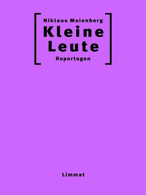 cover image of Kleine Leute
